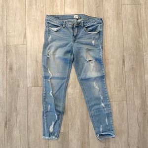 Sneak Peek Distressed Jeans